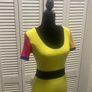 NEVER WORN! Beautiful colorblock sweater dress from NY & Co. Never worn.